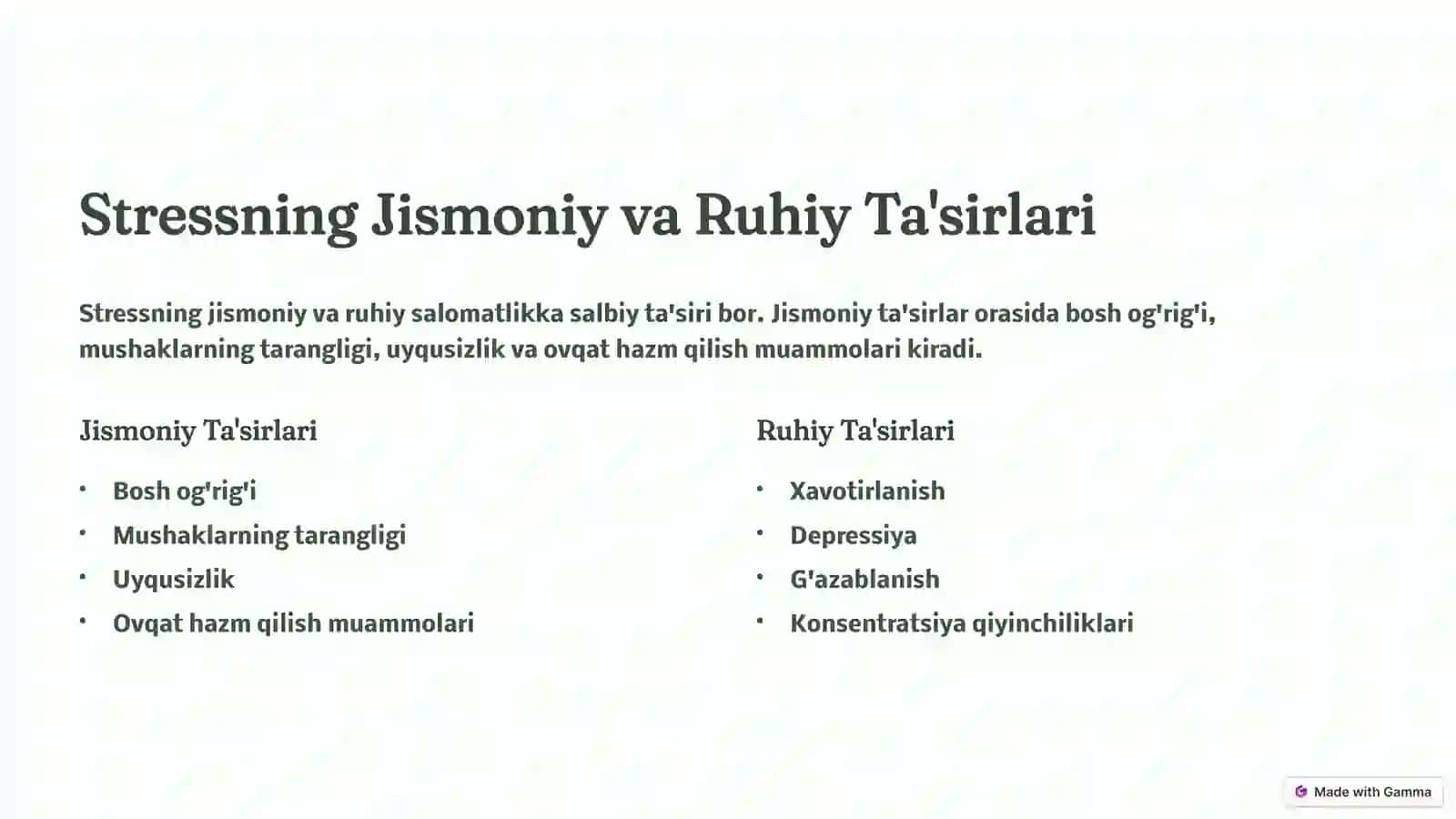 Jaroxatdan Keyingi Stressli Holat 3