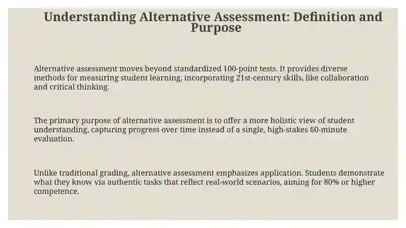 Alternative Assessment Methods 3