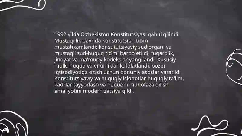 Mustaqillik Yillarida Davlat Boshqaruvi Tizimida Amalga Oshirilgan Islohotlar 3