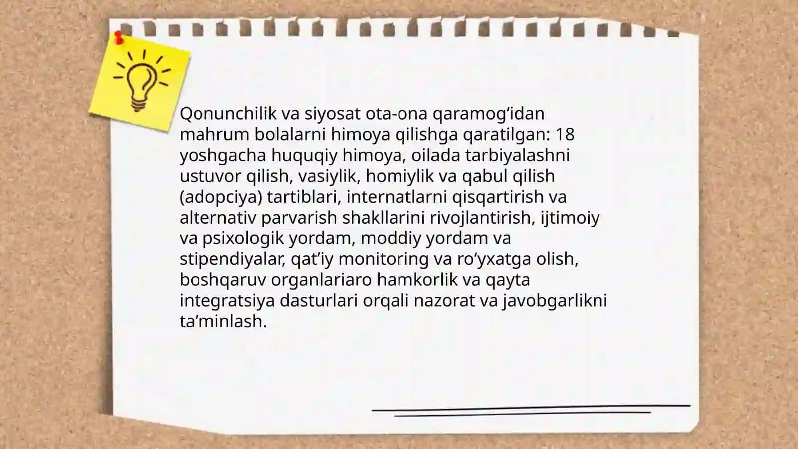 Ota ona qarmiğisz qolgan bolalar bilan ijtimoiy ish 3