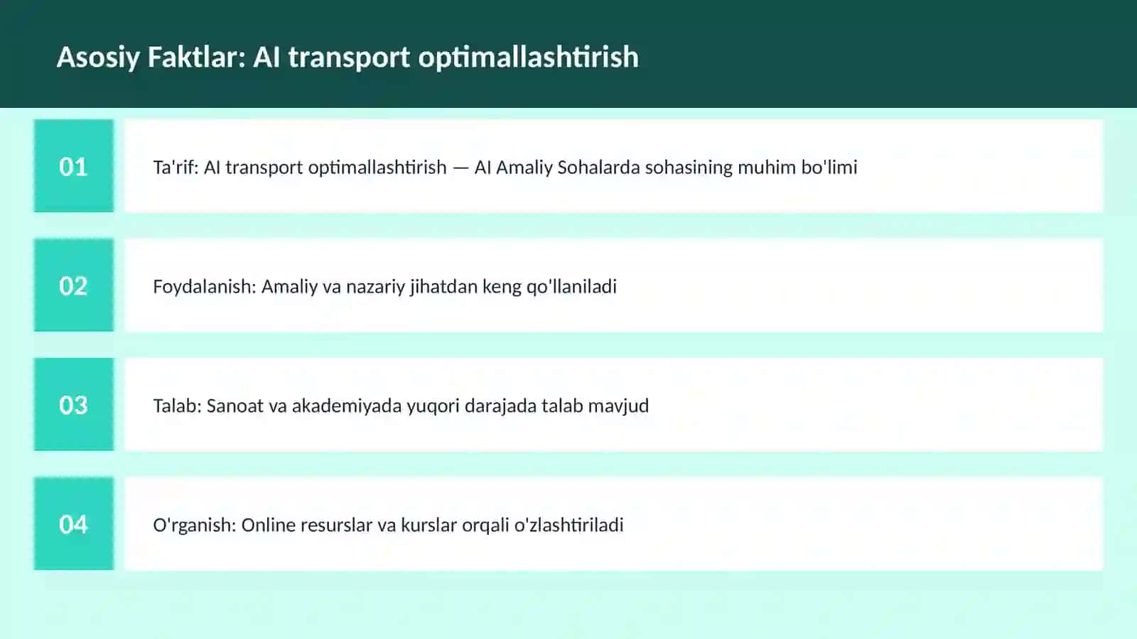 AI transport optimallashtirish 3