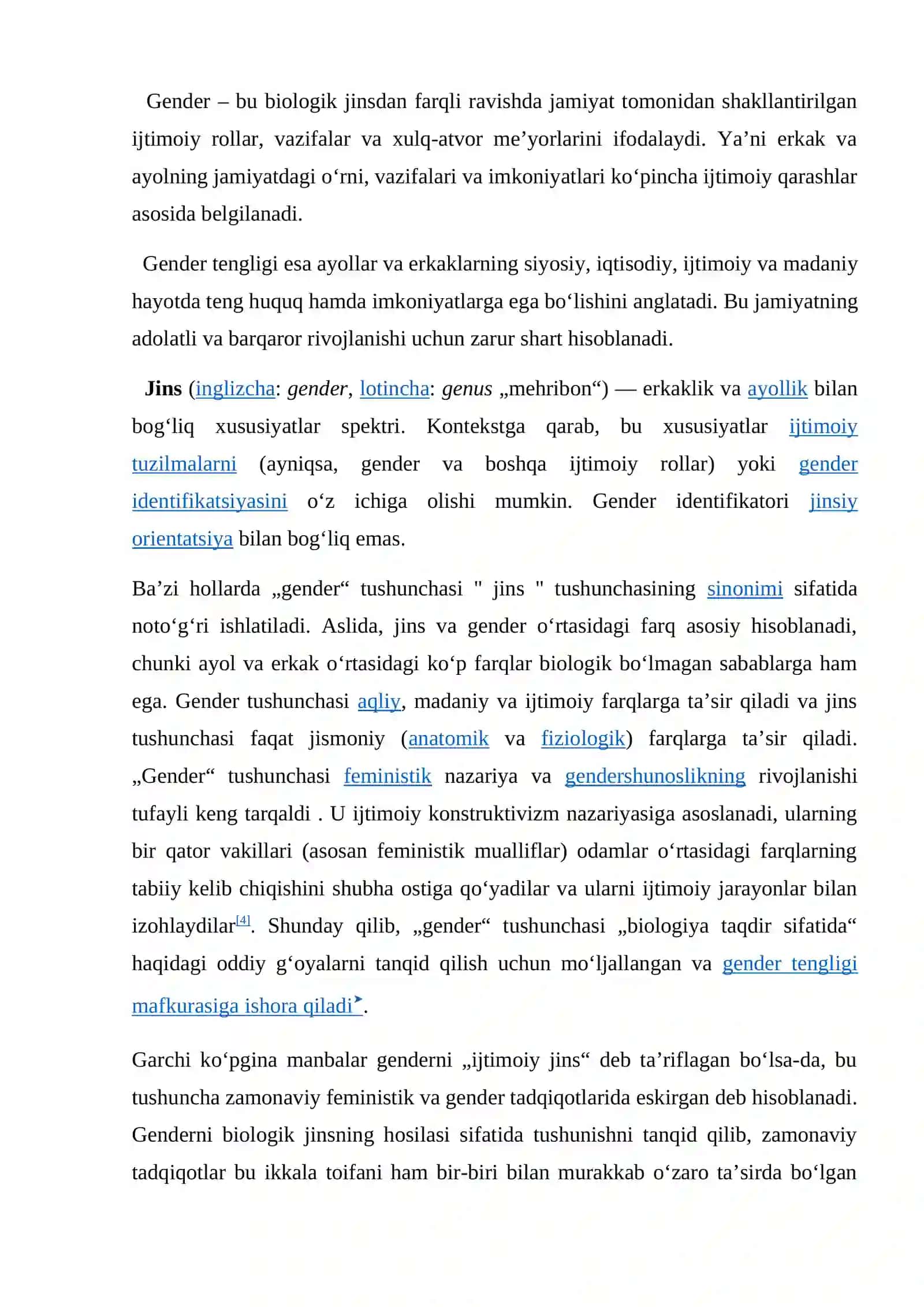 Gender va rivojlanish 3