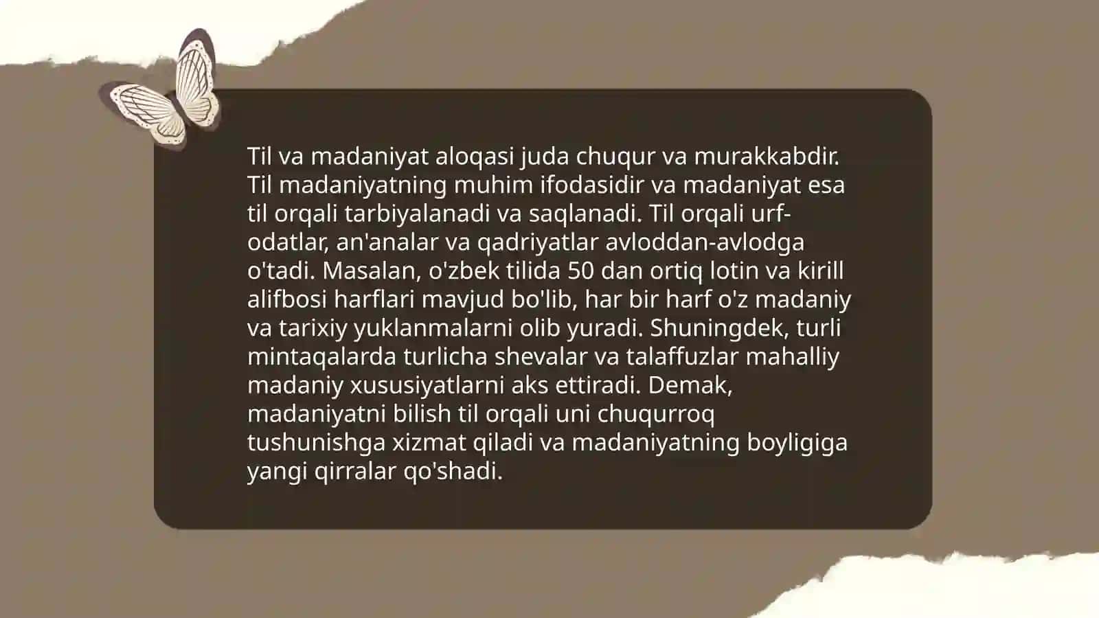 Til va Madaniyat 3