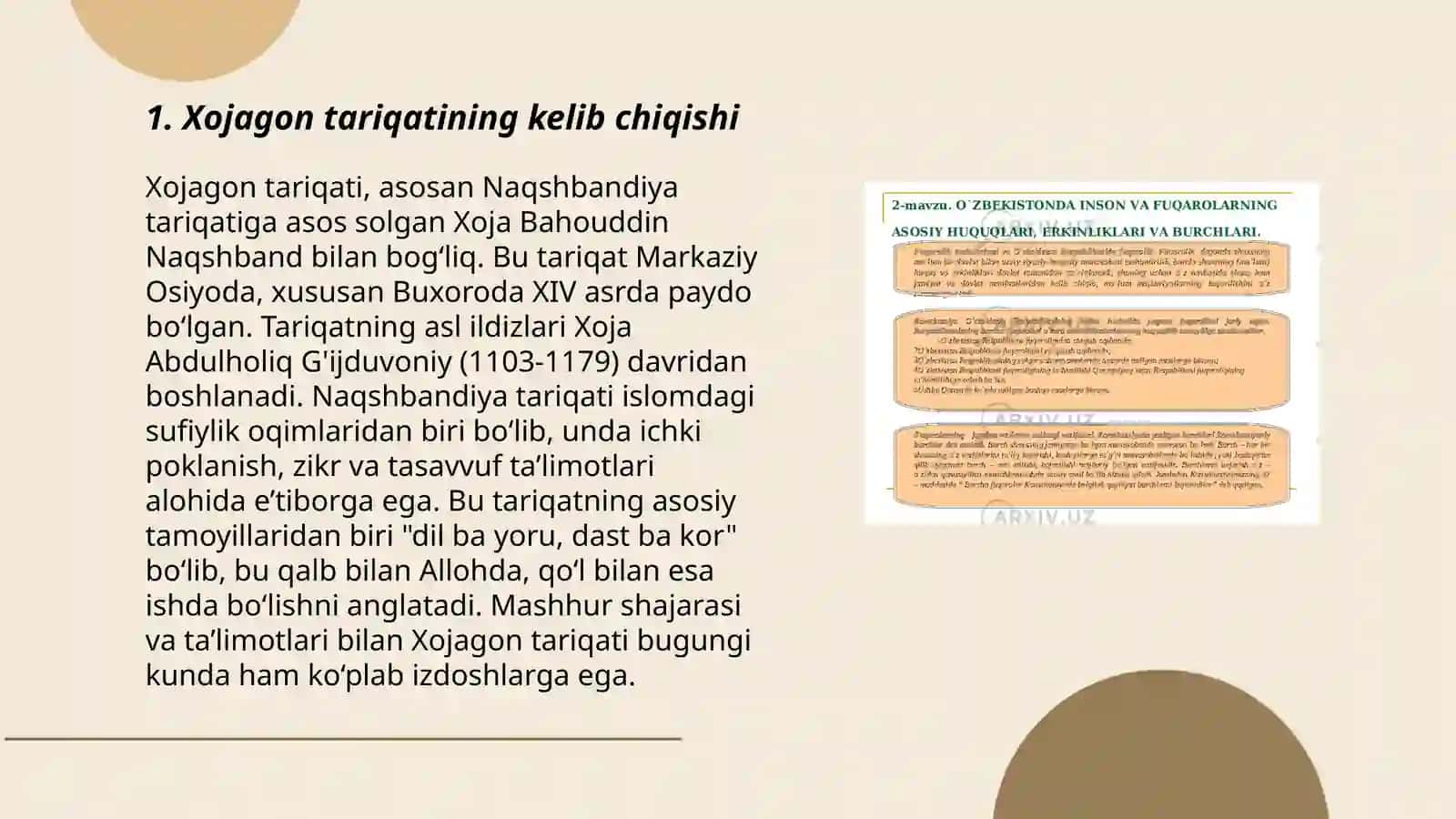 Xojagon tariqati va uning yaratilishida Abduxoliq Gʻijduvoniy faoliyati 3