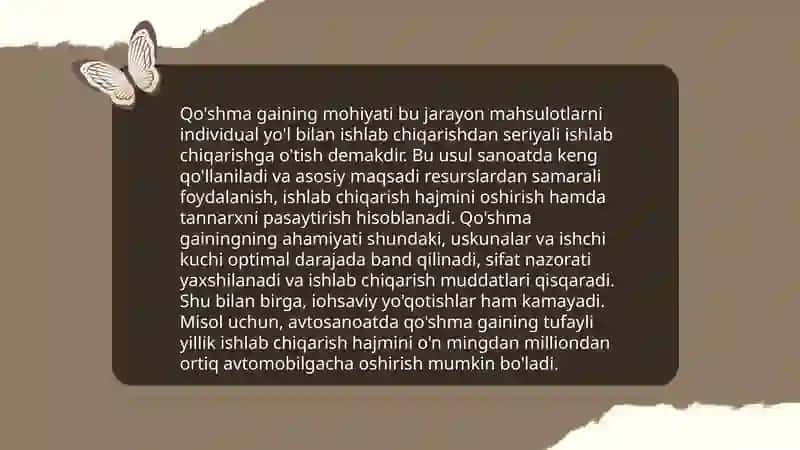 Qo'shma gaining mahsulotlari 3