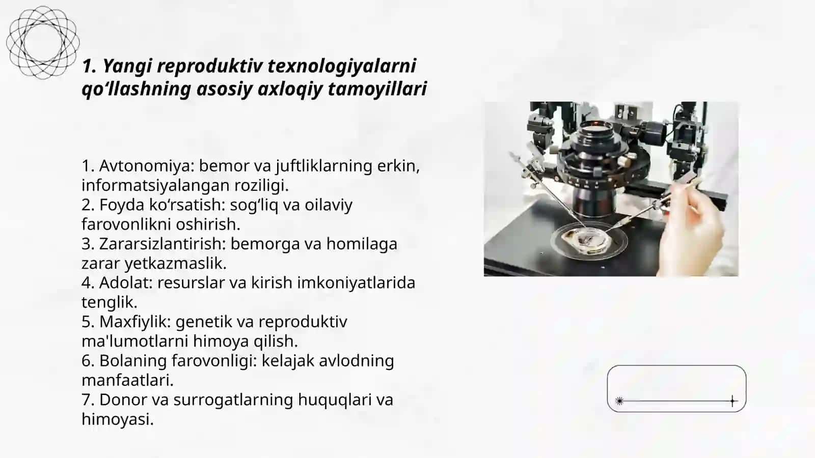 Yangi reproduktiv texnologiyalarni qo'llash va prenatal diagnostikaning etik jigatlari 3