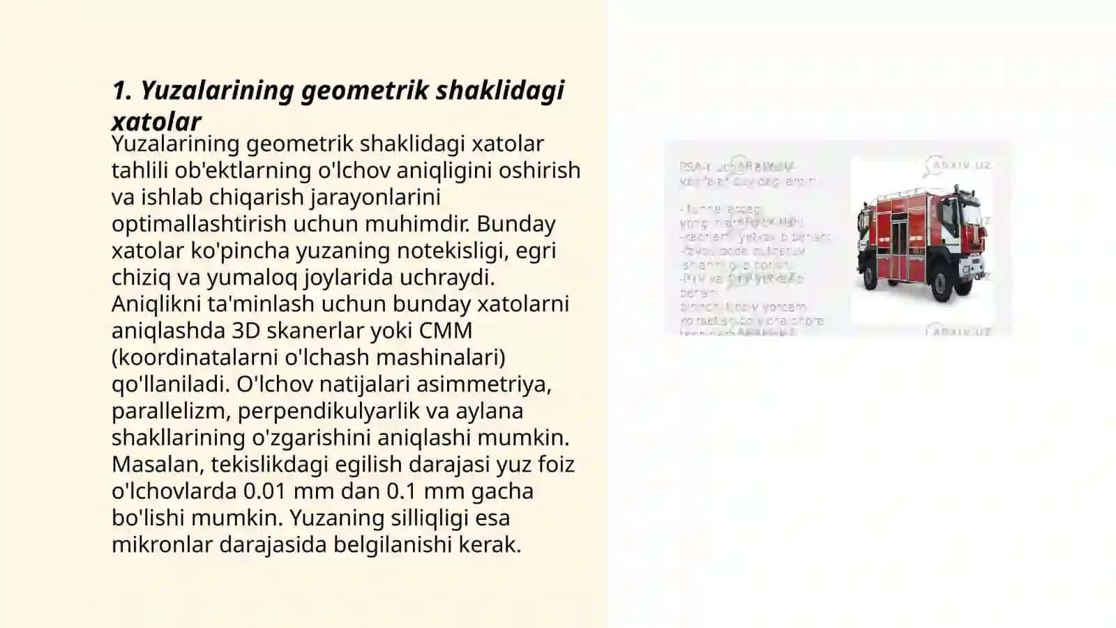 Mexanik ishlov berishdan soʻng. Mashina detallari yuzalarining sifati 3