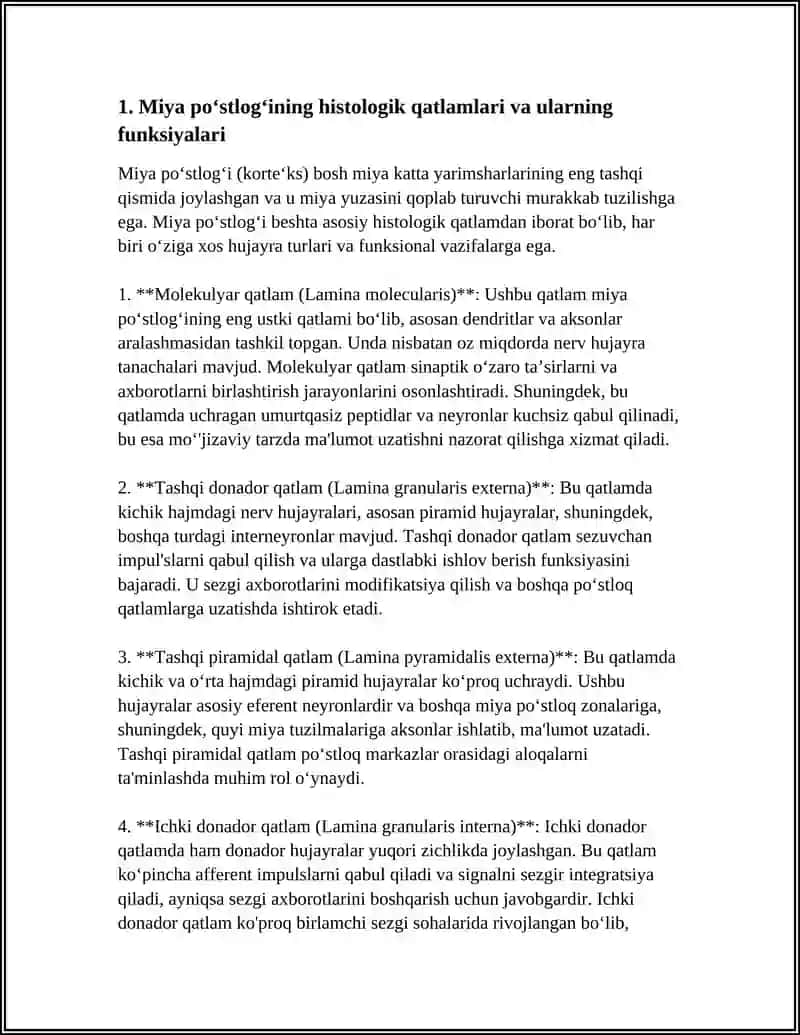 BOSH MIYA KATTA YARIMSHARLARI ARXITEKTONIKASI. MIYA PO'STLOG'I MAVZUSIDA REFERAT 3