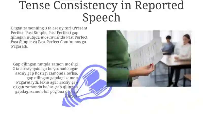 Tense Consistency in Reported Speech 3