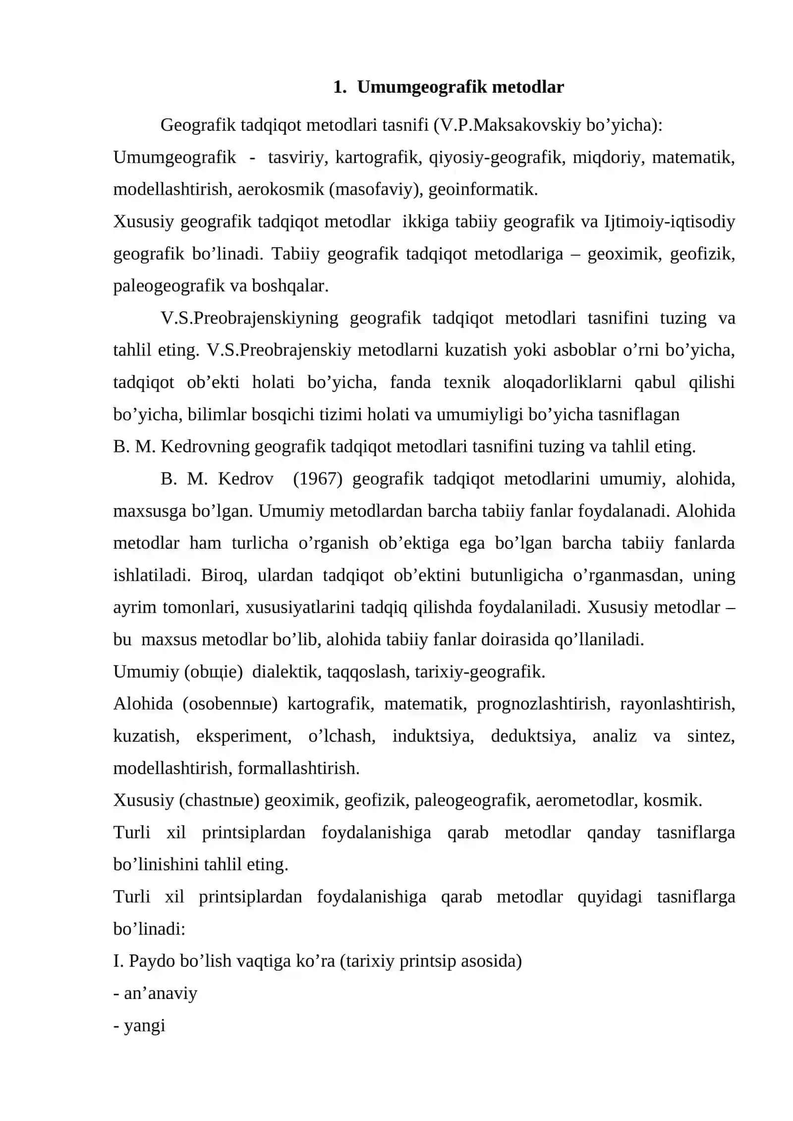 Umumgeografik metodlar 3