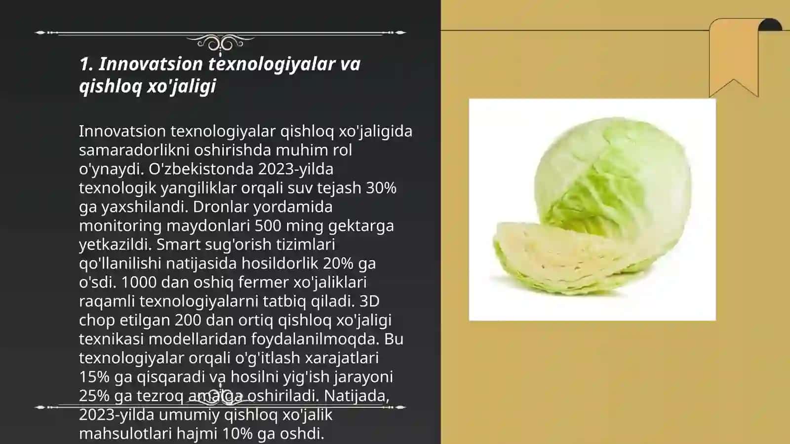 Karamni innavatsion texnologiyalar asosida yetishtirish 3