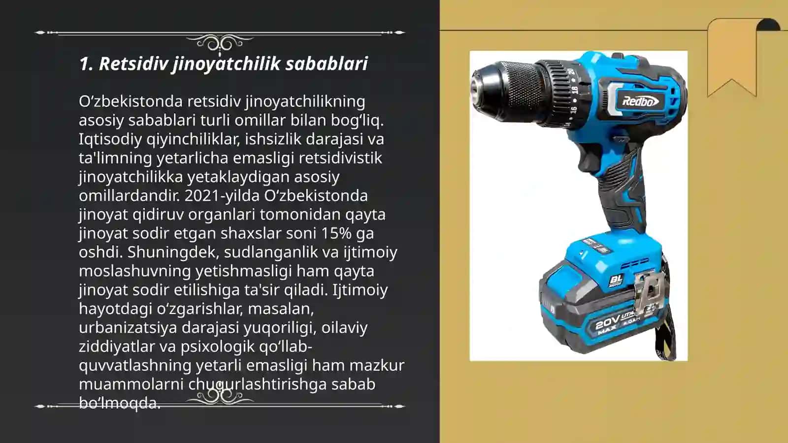 Retsidiv jinoyatchilikning kriminologik tavsifi va uning oldini olish 3