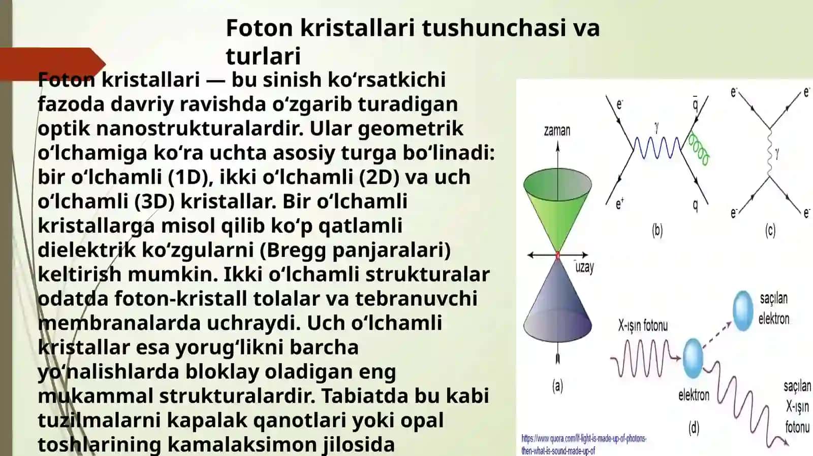 Nanostrukturalarning, jumladan foton kristallarining optik xususiyatlarini oʻrganish usullari 3