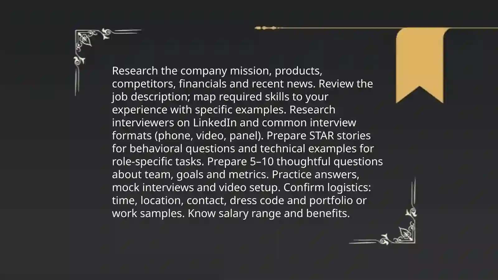 Job interview preparation tips 3