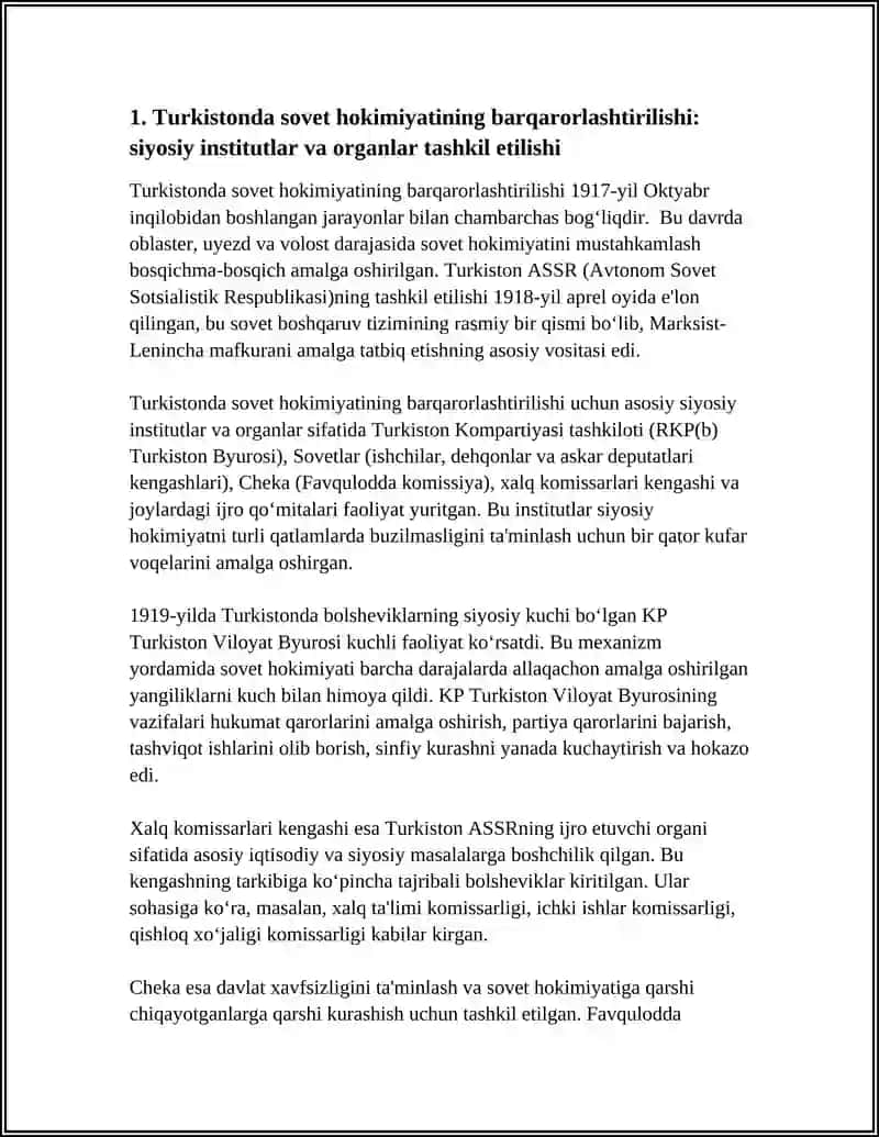 Turkistonda Sovet Hokimiyatining Barqarorlashtirilishi 3