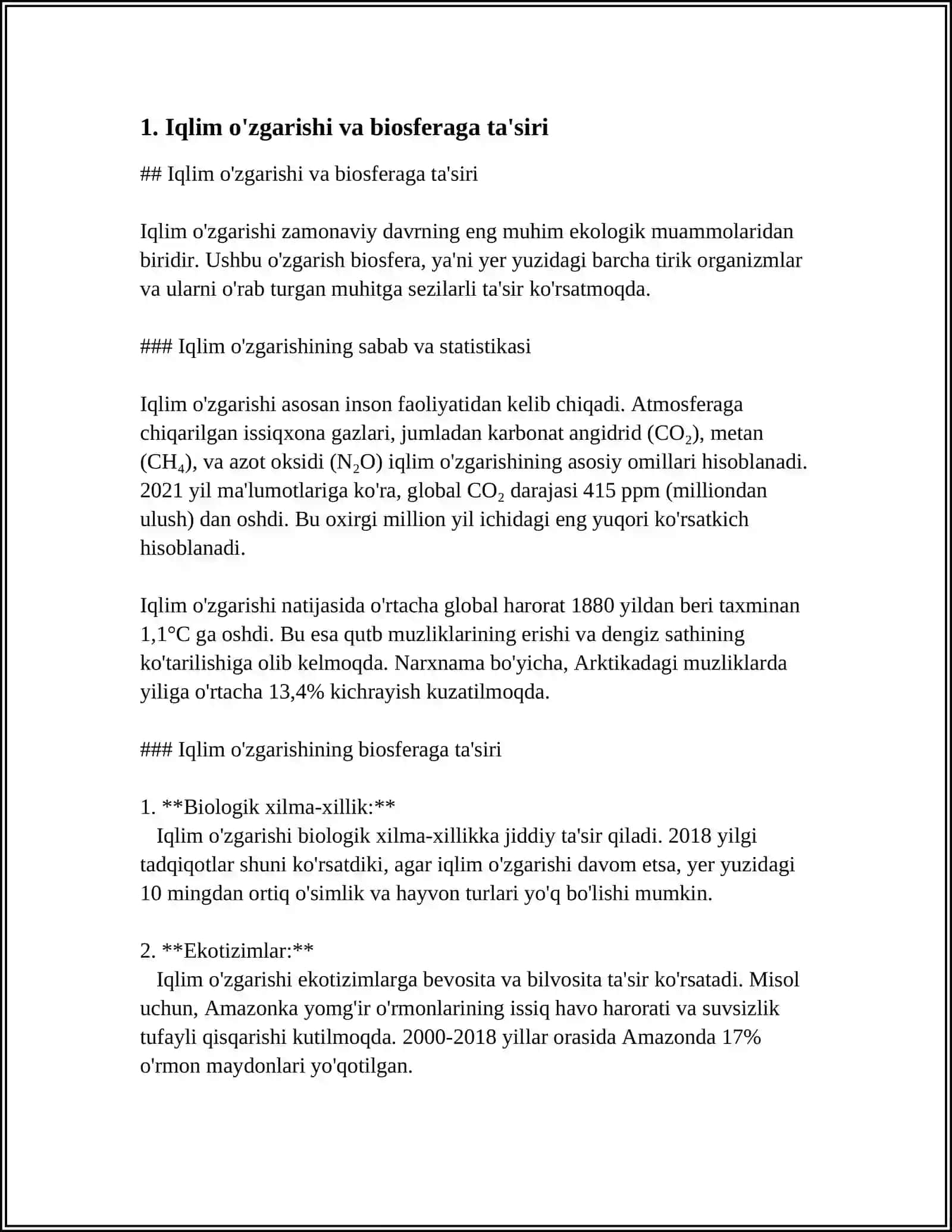 ANTROPOGENNING BIOSFERAGA TA’SIRINING KAMAYTIRISH UCHUN KURASHAMIZ 3