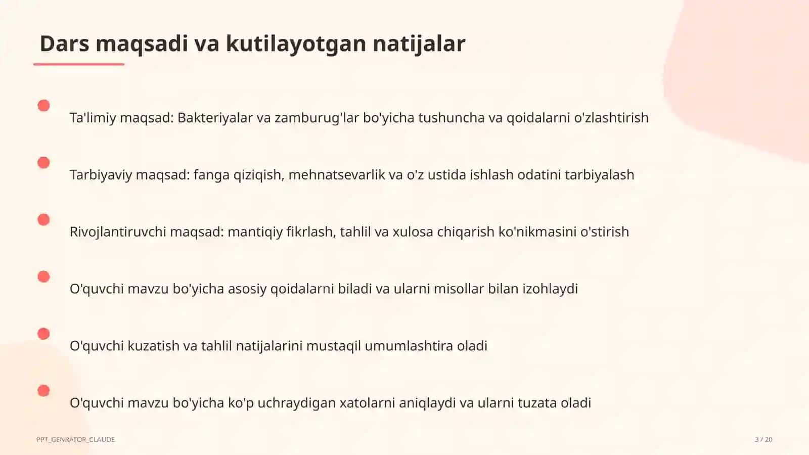 Bakteriyalar va zamburug'lar (6-sinf) 3