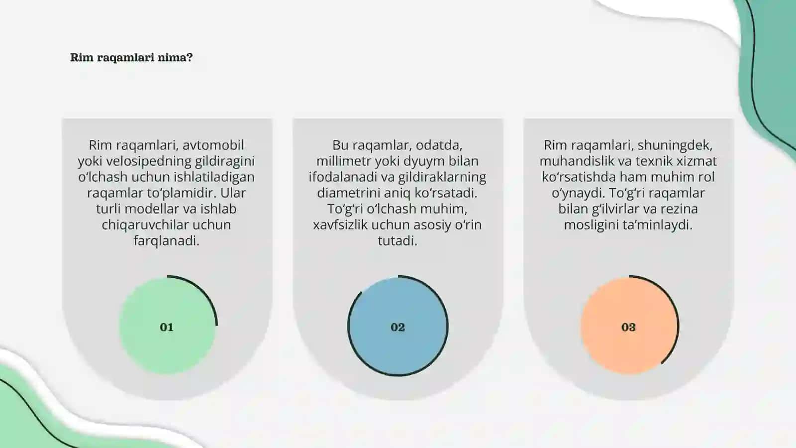 Rim raqamlari 3