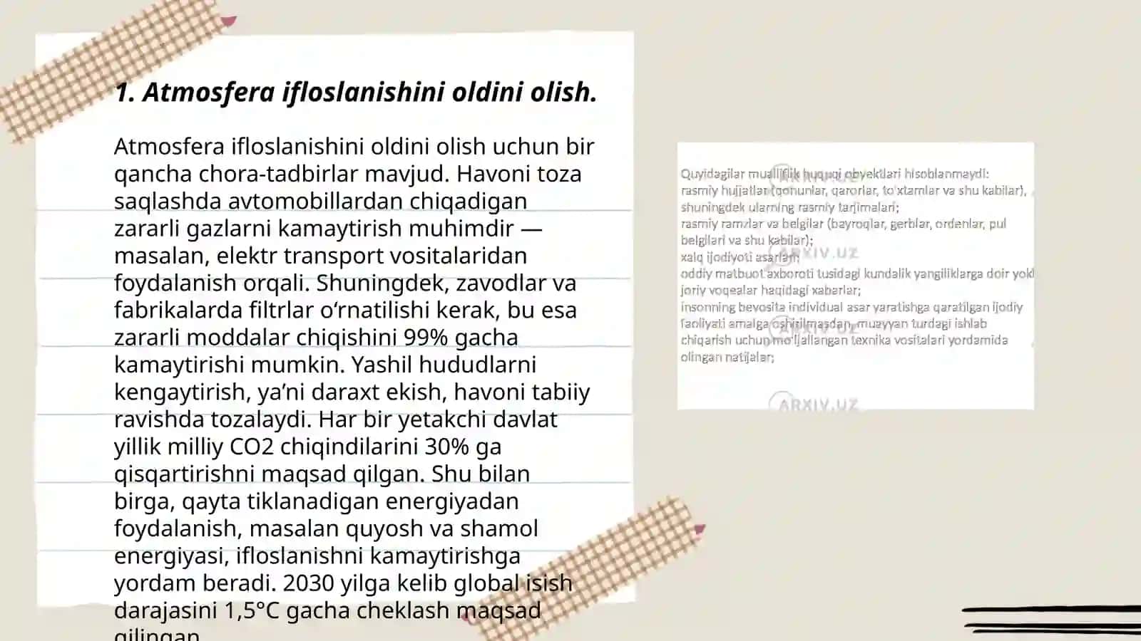 Ekologiya va tabiatni muhofaza qilish fanining tatqiqoti va predmeti 3