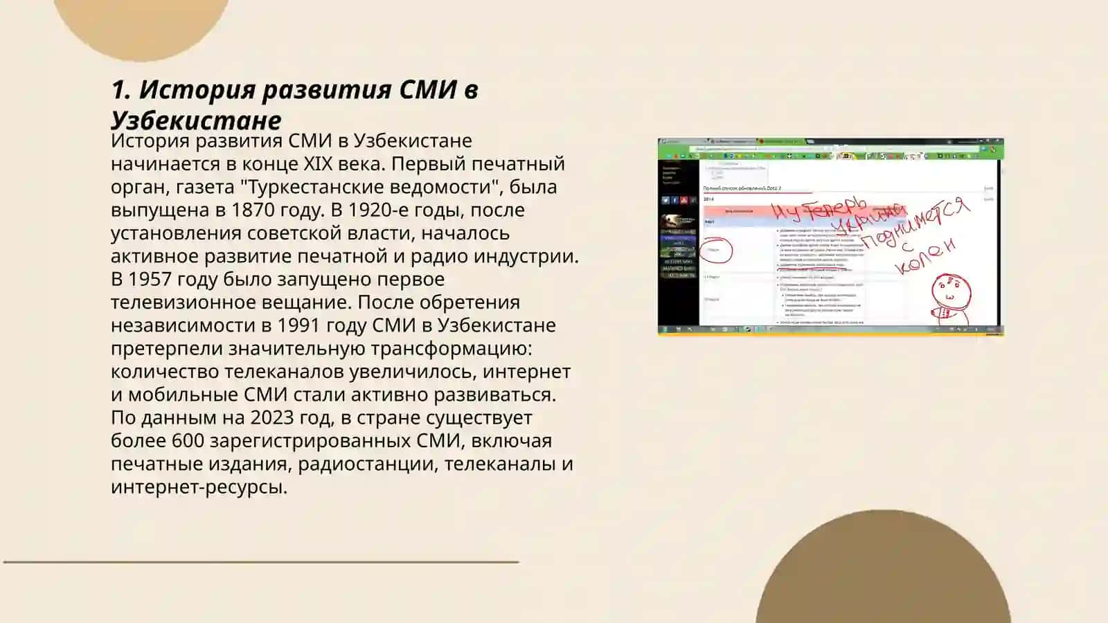 Деятельность СМИ в республике Узбекистан 3