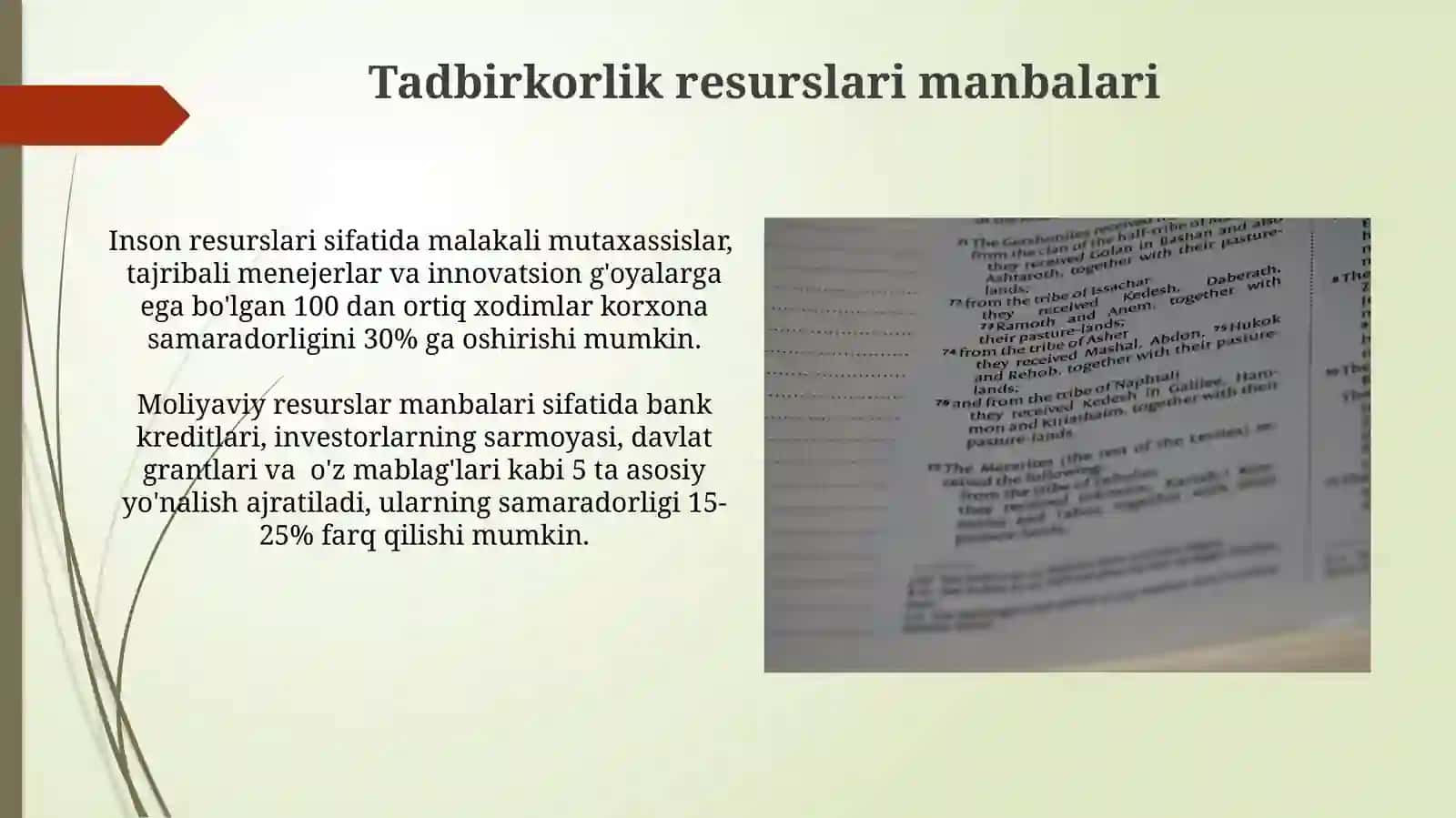 Xo'jalik mablag'lari va ularning kelib chiqish manbalari tasnifi 3