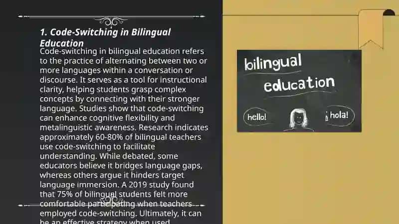 Bilingual approaches to language learning presentation 3