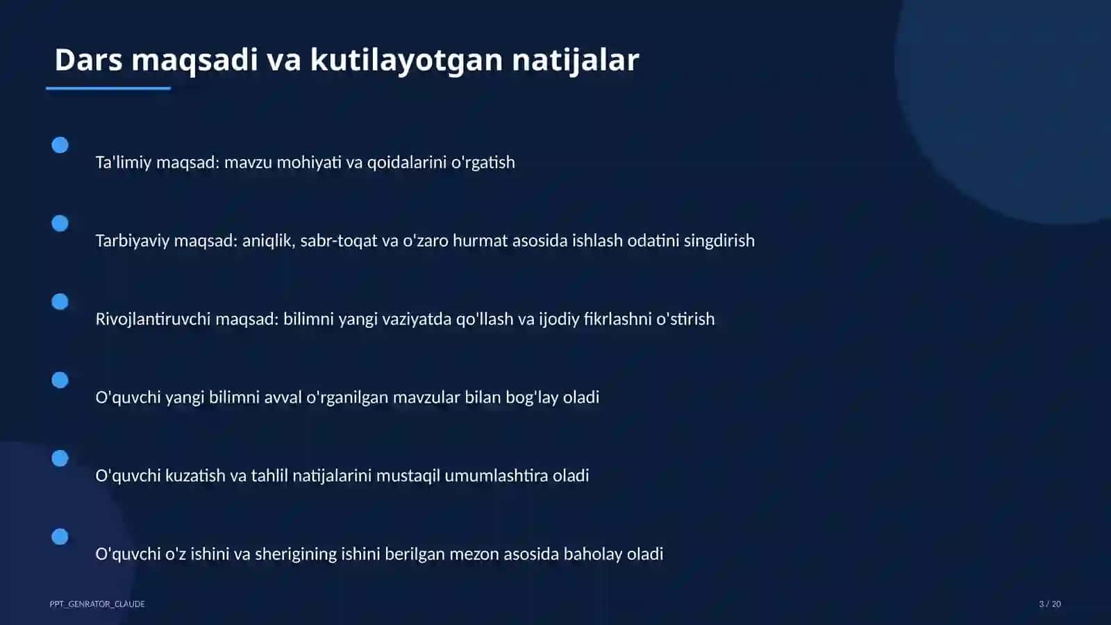 Trigonometrik ayniyatlar va formulalar (10-sinf) 3