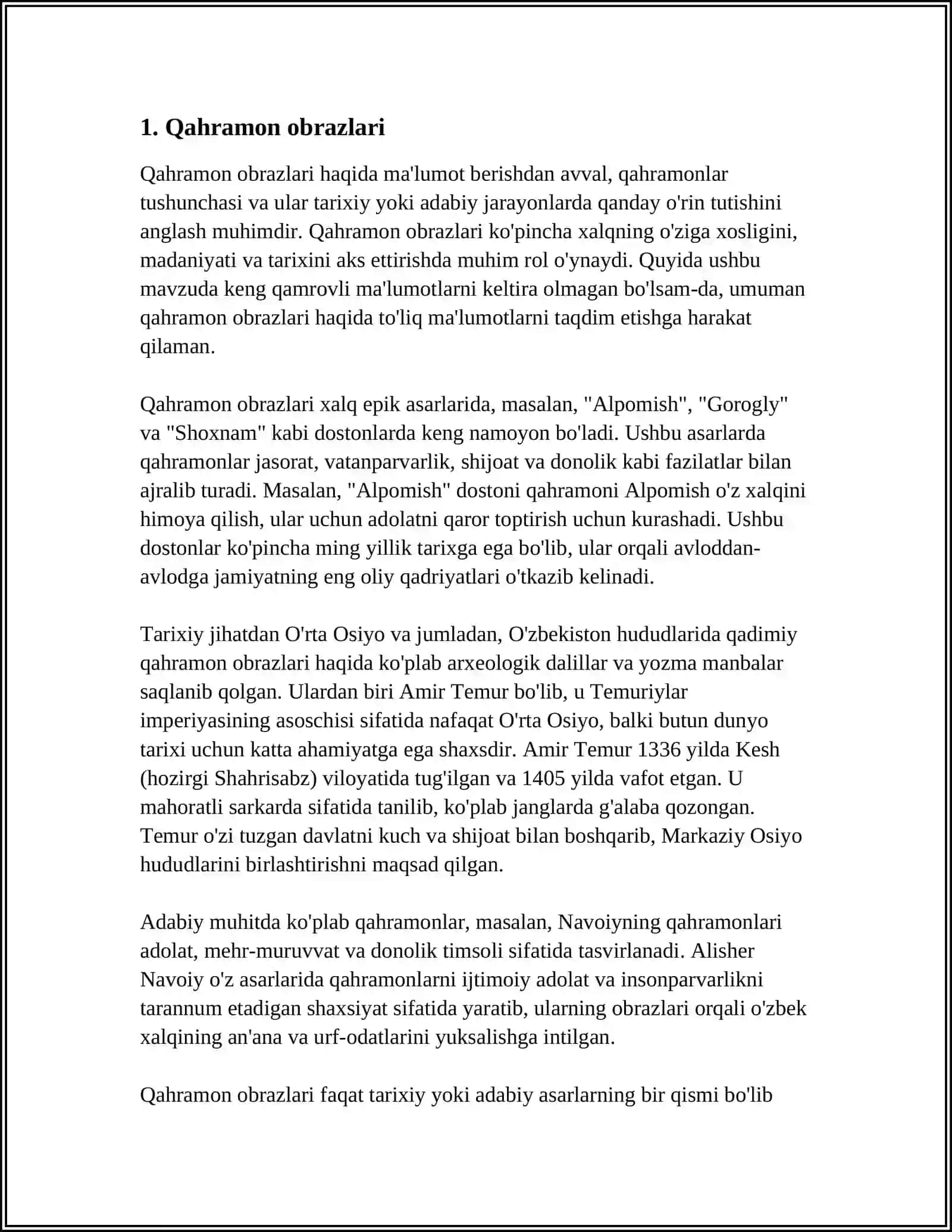 XALQ OGʻZAKI IJODIDAGI ANʼANAVIY OBRAZLAR 3