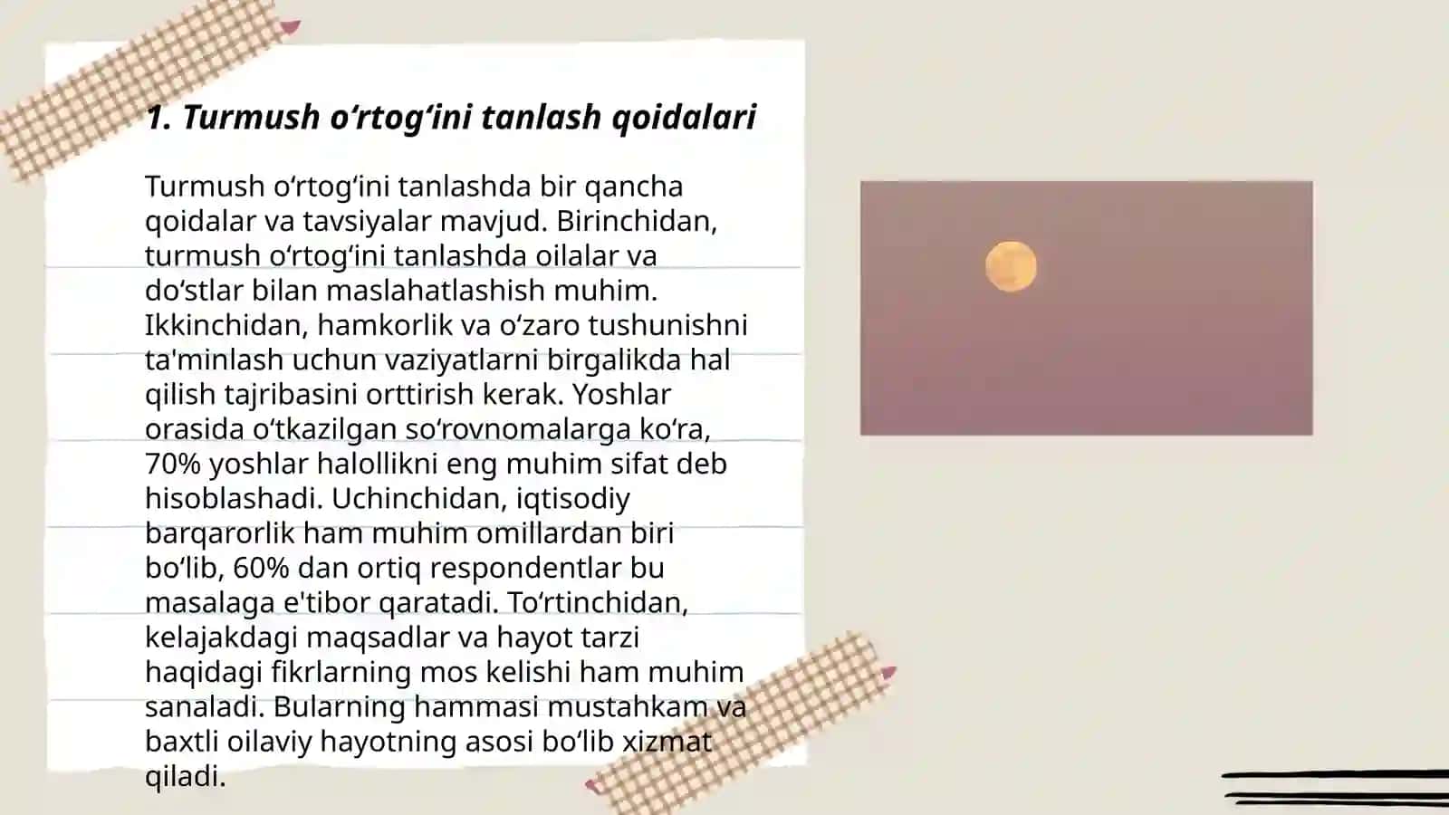 Turmush o‘rtog‘ini tanlash qoidalari 3