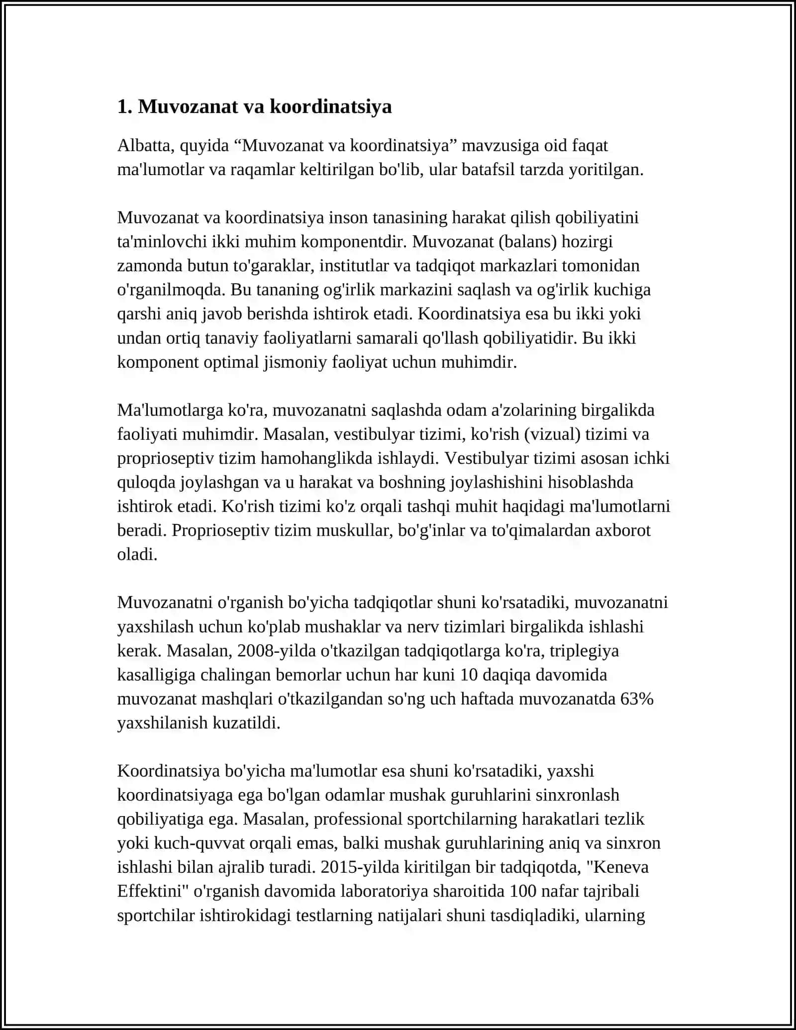 HAYVONLAR XATTI XARAKATLARINI ÔRGANISH BOSQICHI 3