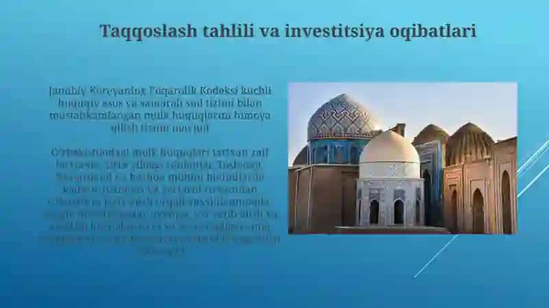 Taqqoslash tahlili va investitsiya oqibatlari 3