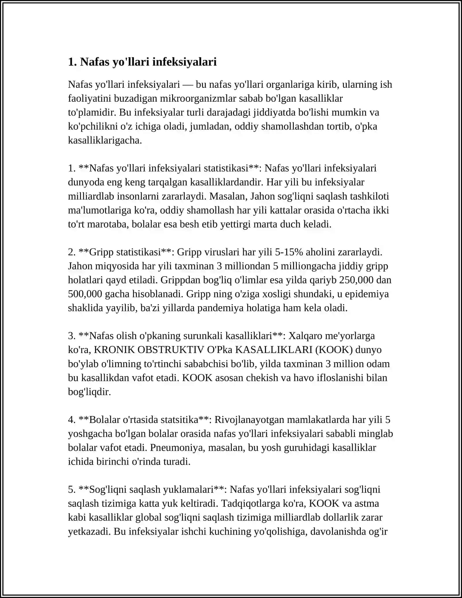 NAFAS A’ZOLARI KASALLIKLARI 3