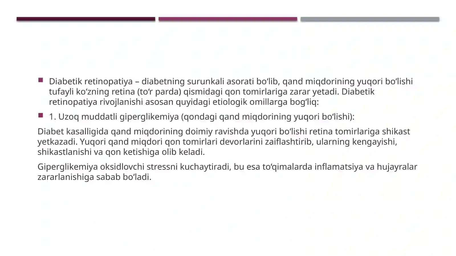 Diabetik retinopatiya 3
