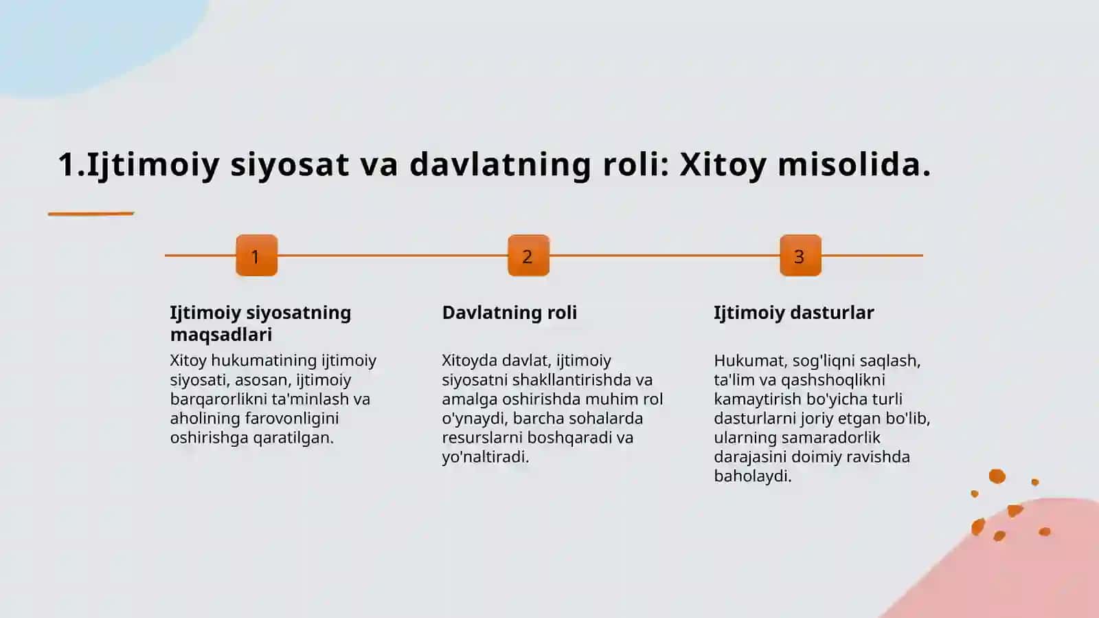 Xitoy hukumatida olib borilayotgan ijtimoiy siyosat 3