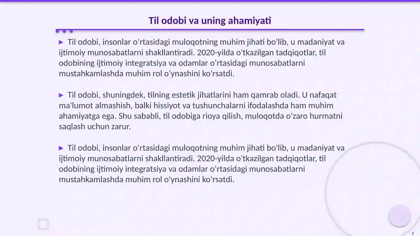 Til odobi til oftobi. Gramatika; To‘siqsizlik manosi.Raksananing ko‘z yoshlari 3