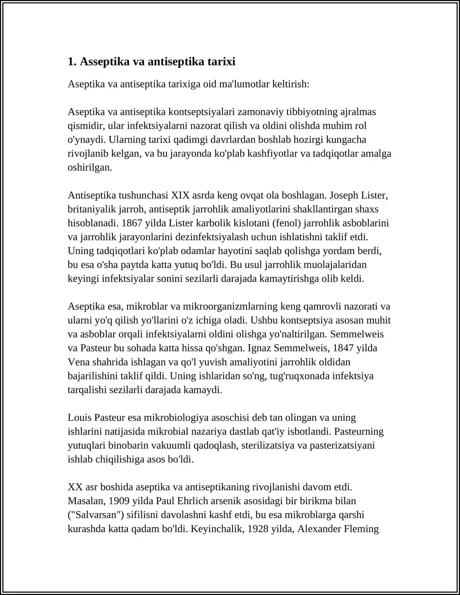 ANTESIPTIKA VA ASEPTIKA TAMOYILLLARI 3