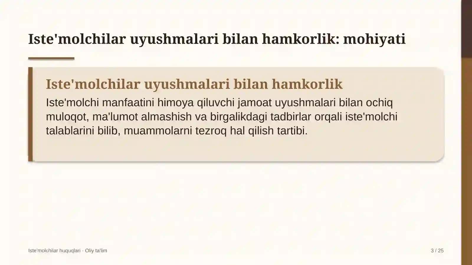 Yer osti gaz omborlarida iste'molchilar uyushmalari bilan hamkorlik qilish 3