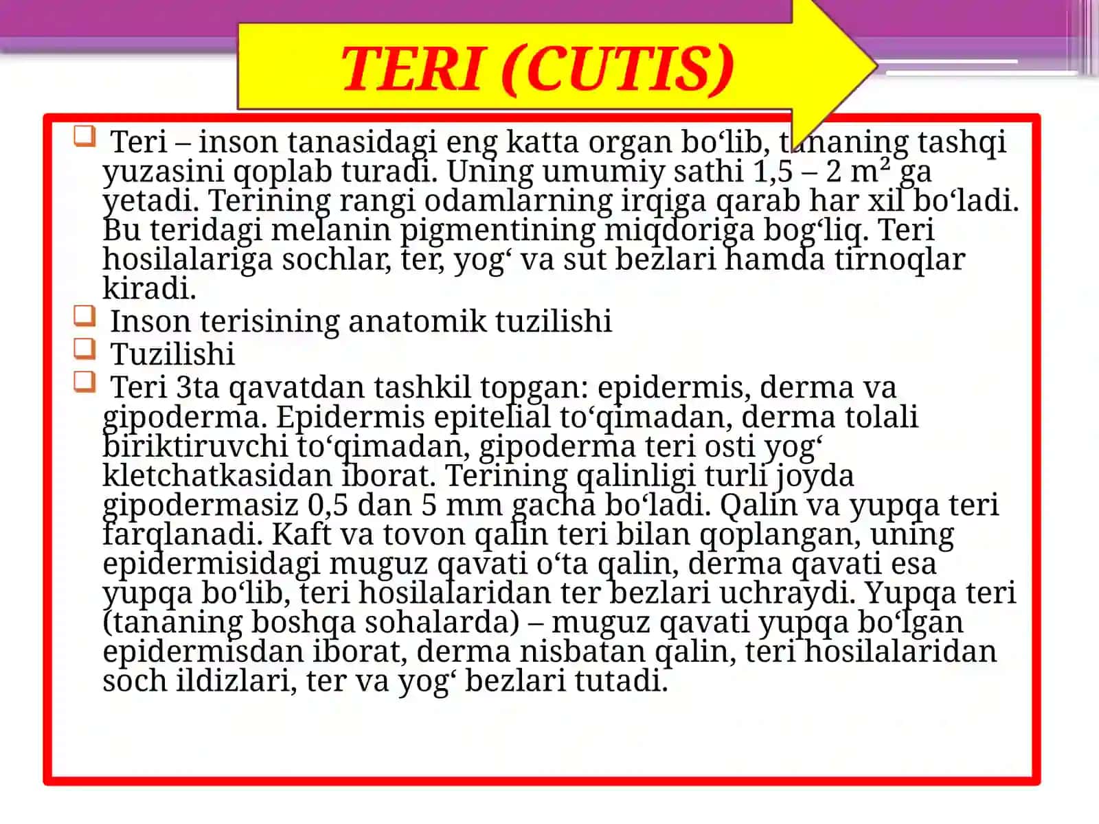 Terivauning hosilalari 3