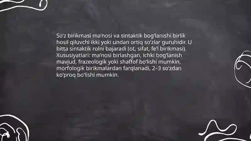Soʻz birikmasi 3