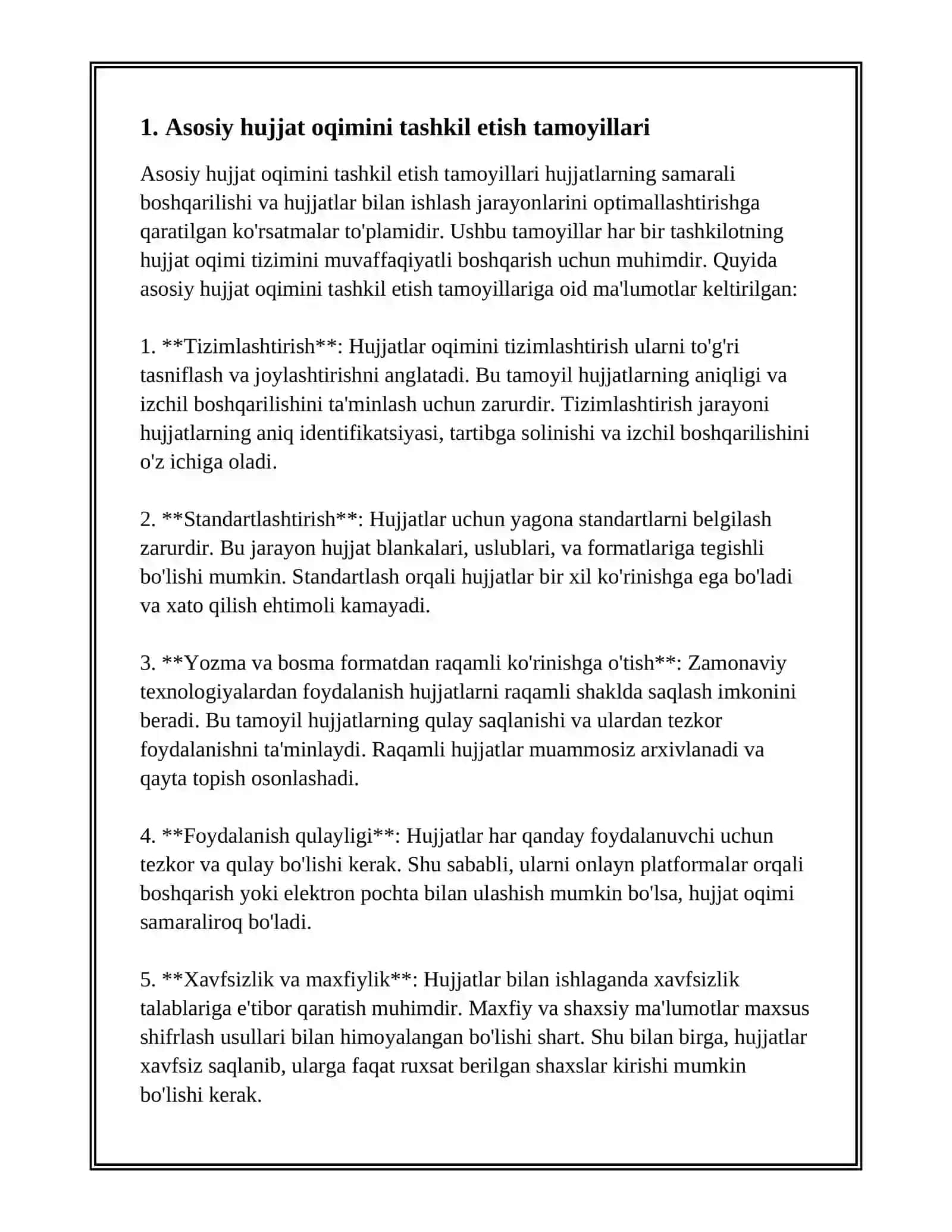 ASOSIY HUJJAT OQIMINI TUZISH RASMIY BELGILAR 3