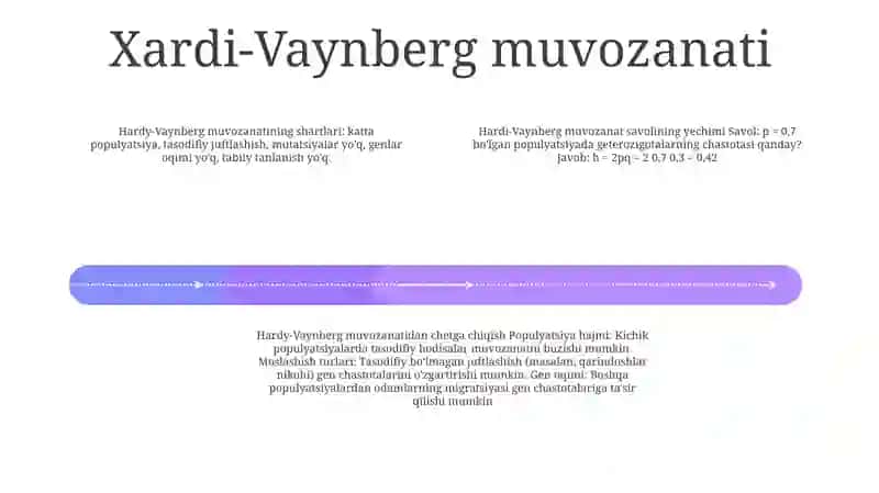 Xardi Vaynberk Qonuniga Doir Masalalar Yechish 3