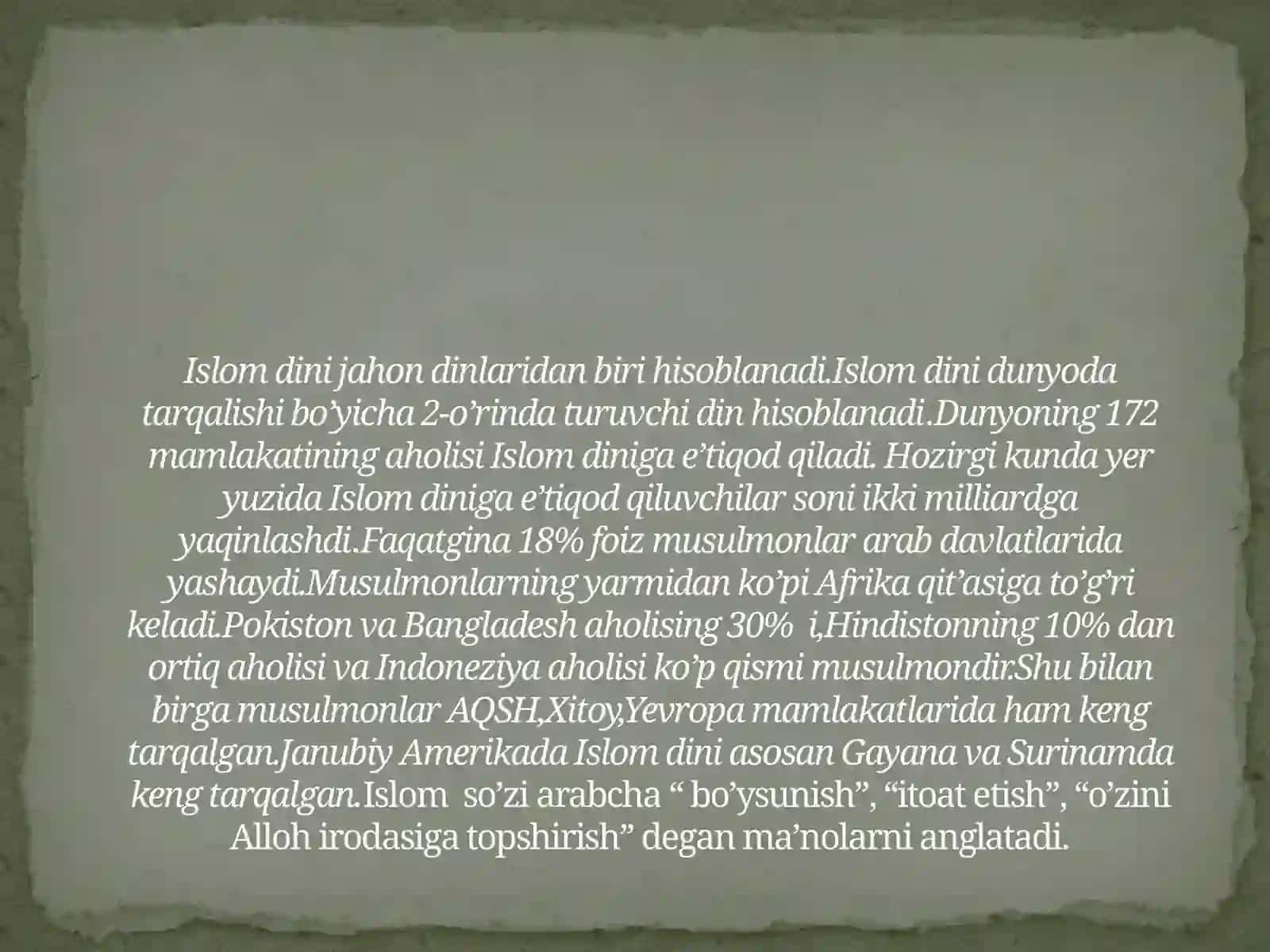 Islom dini va tarixi 3