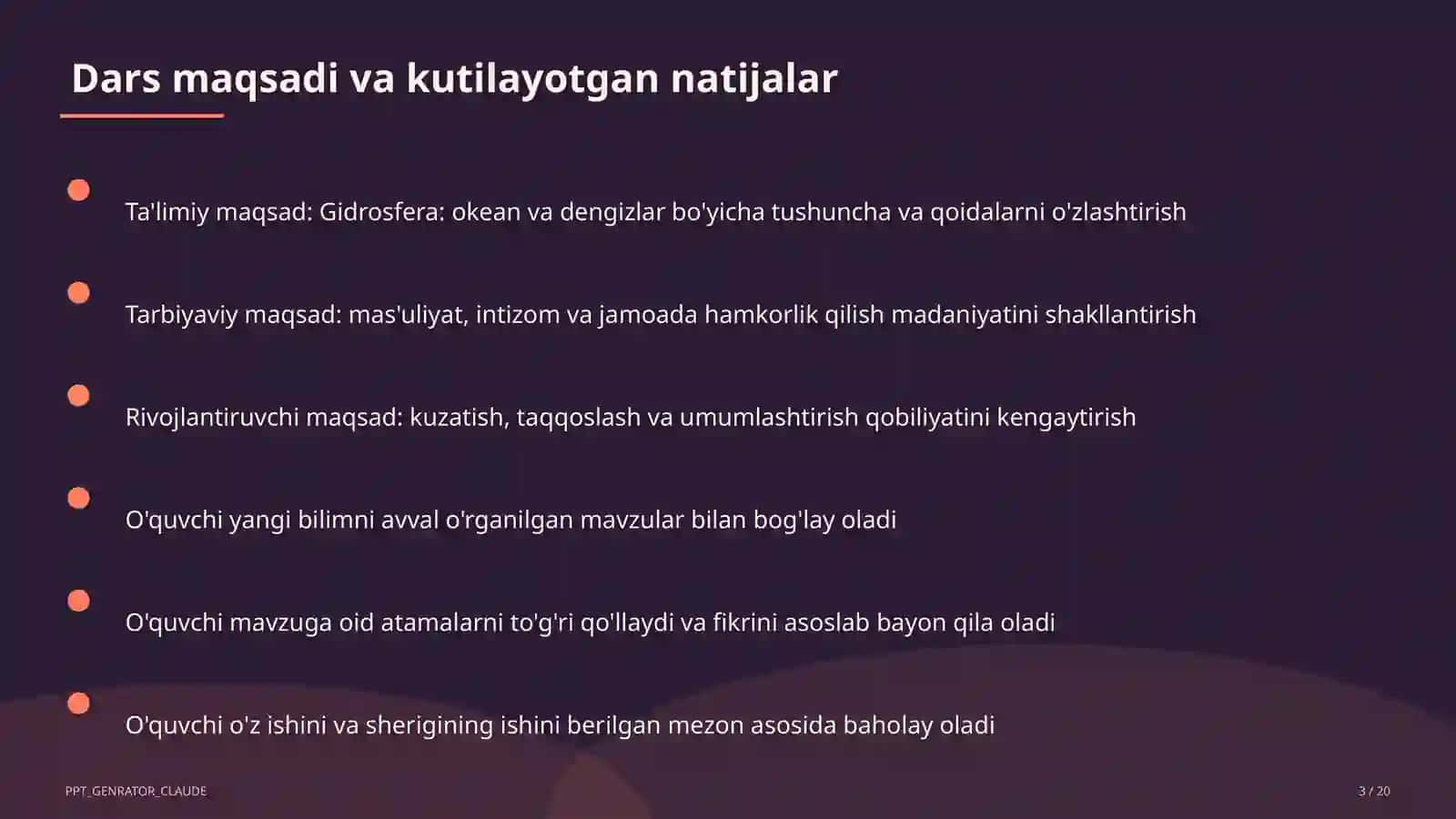 Gidrosfera: okean va dengizlar (6-sinf) 3