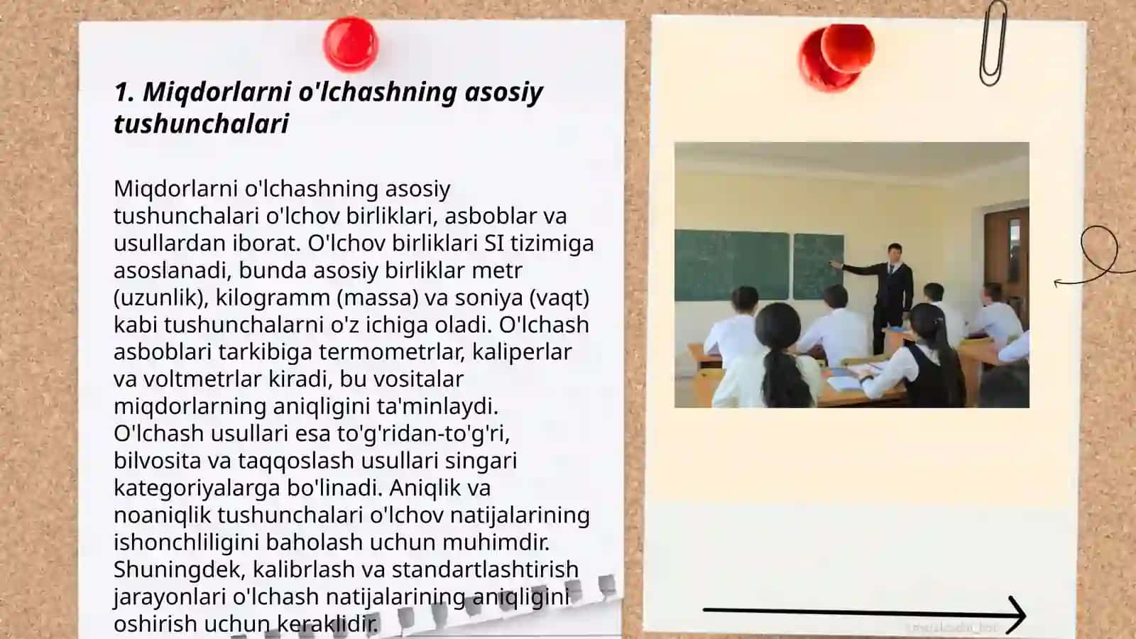 Miqdorlarni o'lchash ôlchov birliklarining turlari orasidagi bogliqliklar va ular ustida amallar bajarishga õrgatish metodikasi 3
