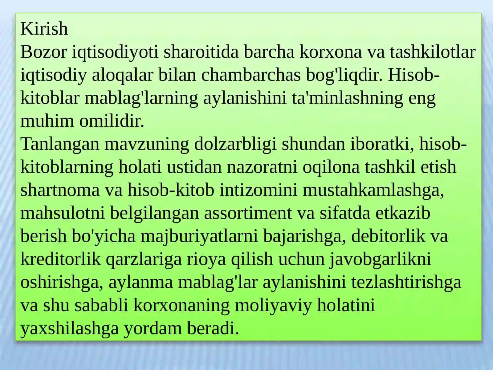 O'zaro bog'liq tomonlar to'g'risidagi ma'lumotlarni ochib berish 3