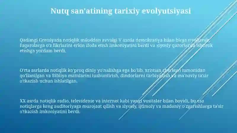 Notiqliksanʼatitarixinioʻrganish 3