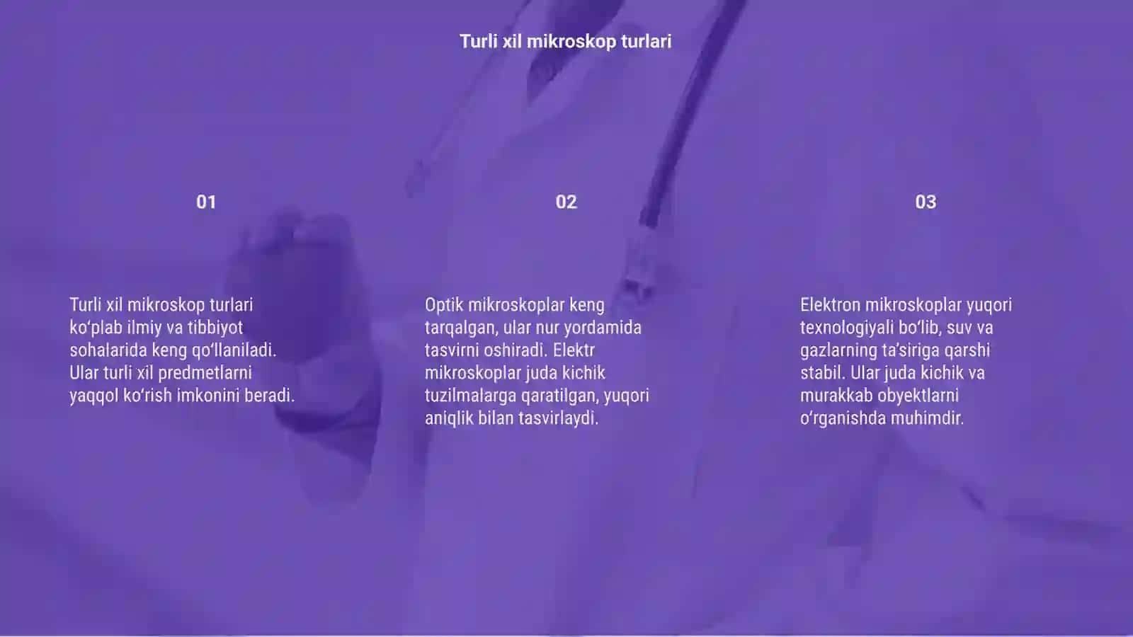 Turli xil mikroskop turlari 3