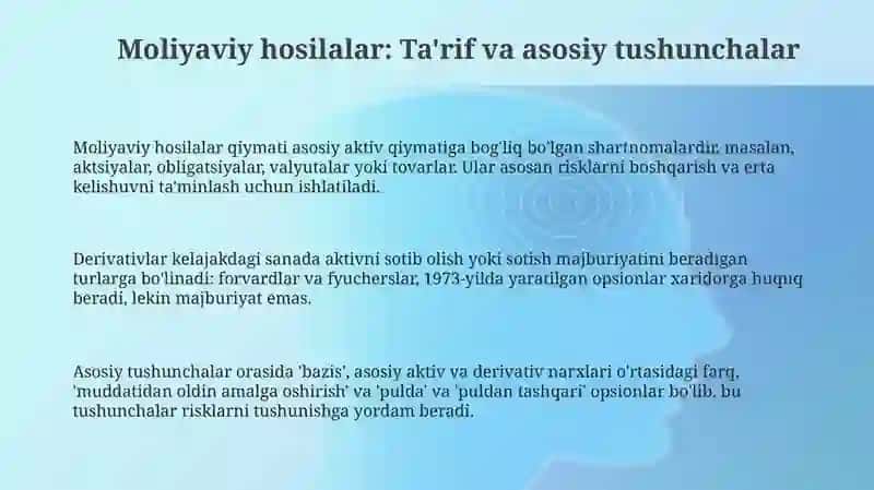 Moliyaviy Derivativlar 3