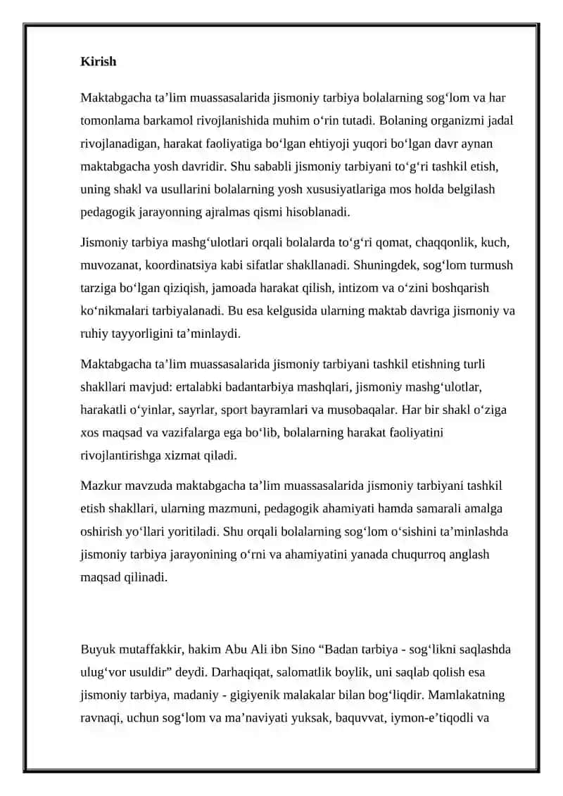 Maktabgacha Yoshdagi Bolalarda Jismoniy Sifatları Rivojlantirish 3