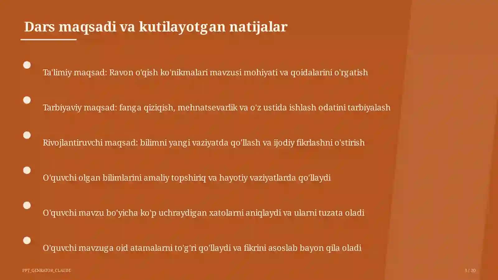 Ravon o'qish ko'nikmalari (1-sinf) 3